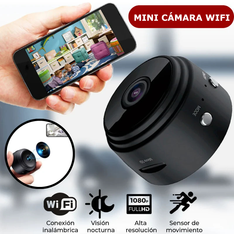 Mini Cámara WiFi Full HD