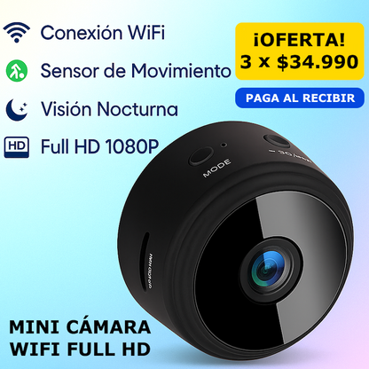 Mini Cámara WiFi Full HD