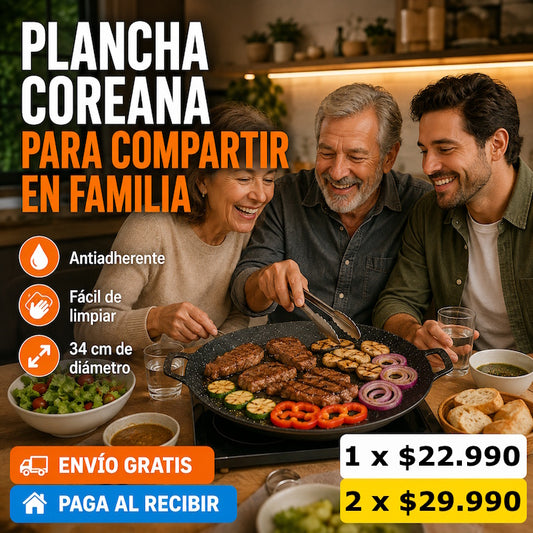 Plancha Coreana Asado de Disco