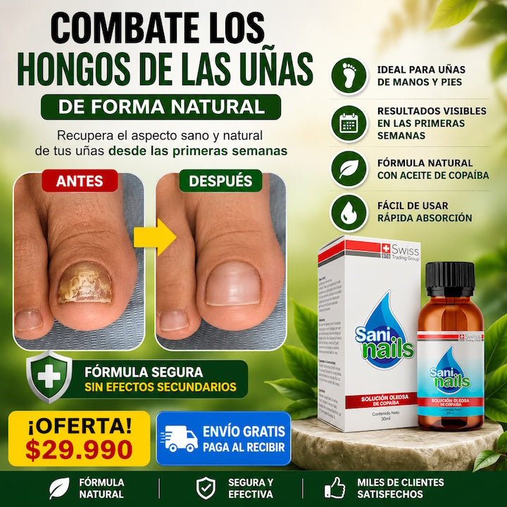 SaniNails combate el hongo de las uñas